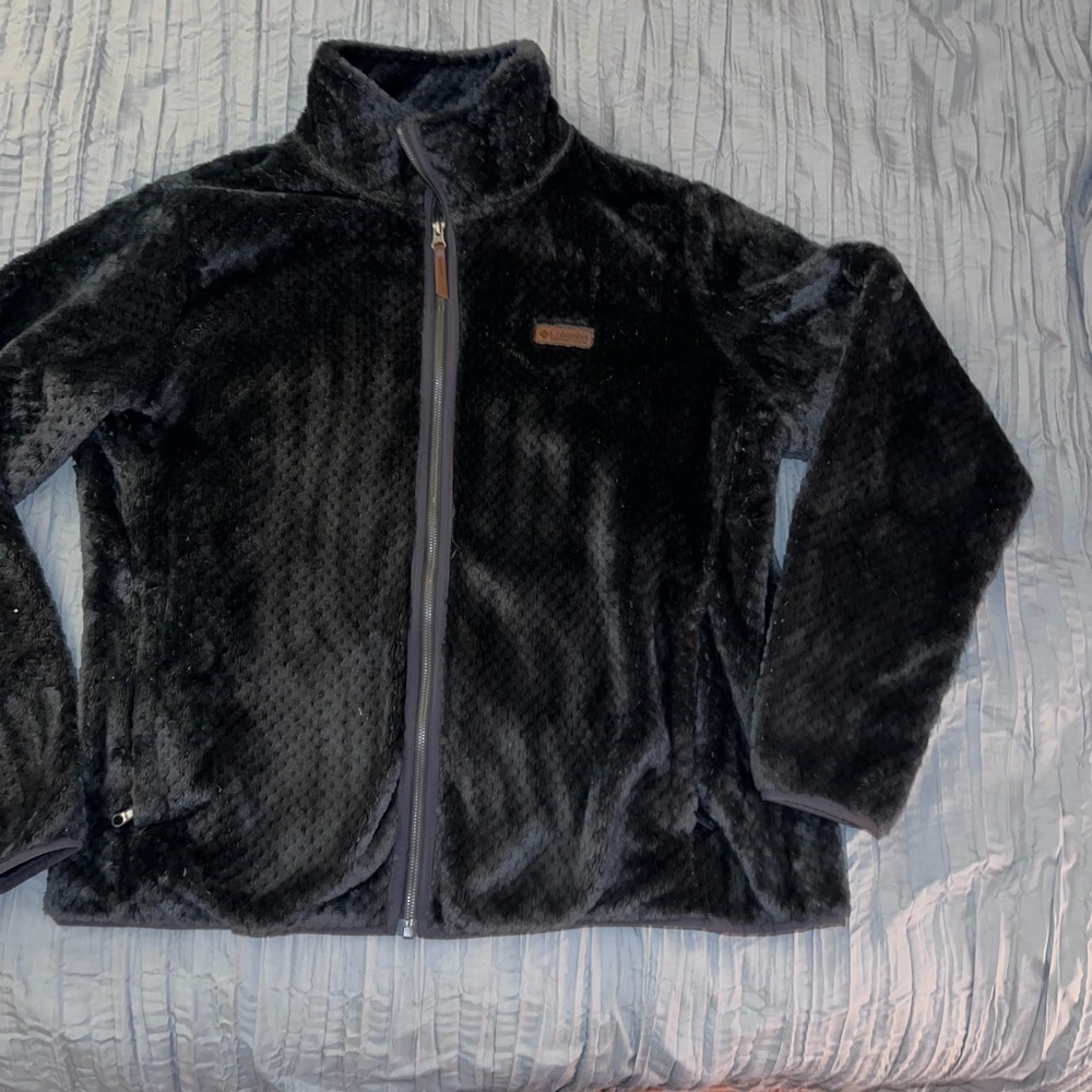 Women’s Columbia fleece jacket, shark gray size XXL